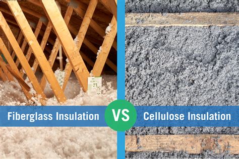 rolled attic insulation fiberglass vs cellulose